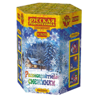 Разноцветные снежинки New Фейерверк купить в Балашихе | balashiha.salutsklad.ru