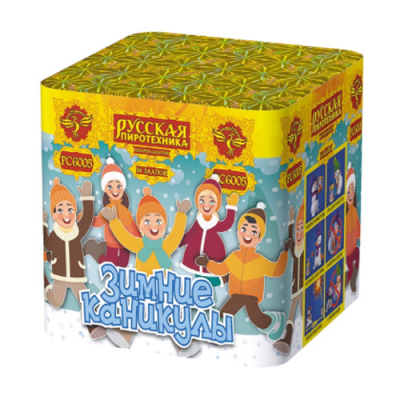 Зимние каникулы 36 Батарея салютов купить в Балашихе | balashiha.salutsklad.ru