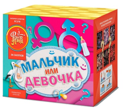 Мальчик или девочка М Фейерверк купить в Балашихе | balashiha.salutsklad.ru